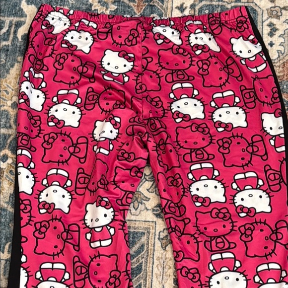 SHEIN 3XL Fuchsia Hello Kitty Lounge Flare Pants - Picture 8 of 14